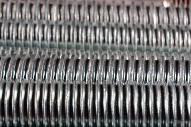 istock Newly manufactured large screws. Close up. 1301354772