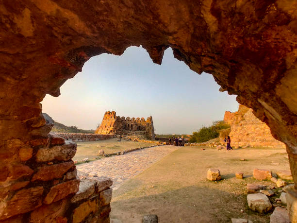 istock Ruins of Tughlakabad fort 1301356207