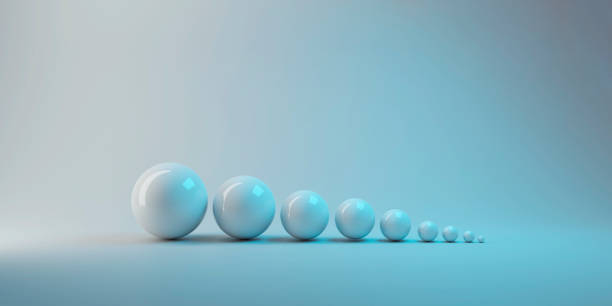 Computer generated 3D abstract background. Created in Blender on November 21, 2022