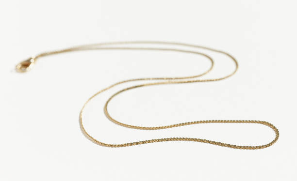 istock gold chain on white paper background 1301371212