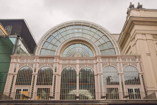 Royal Opera House, London London, United Kingdom - February 6 2021: Royal Opera House exterior, Covent Garden royal albert hall stock pictures, royalty-free photos & images