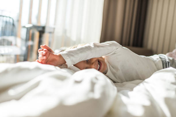 istock Beautiful girl having morning stretch 1301380226