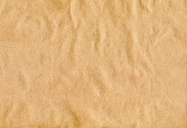 Crumpled brown paper background