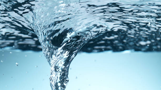 istock Detail of whirling water with bubbles 1301381493