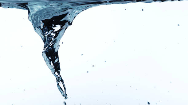 istock Detail of whirling water with bubbles 1301381504