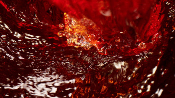 istock Abstract whirl shape of red wine 1301382538