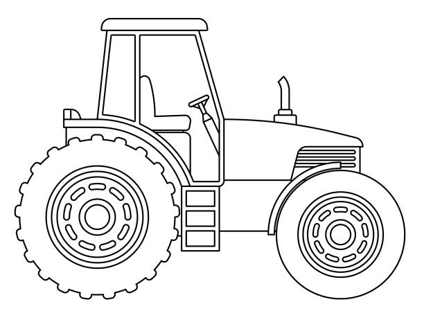3,300+ Tractor Tyre Stock Illustrations, Royalty-Free Vector Graphics ...