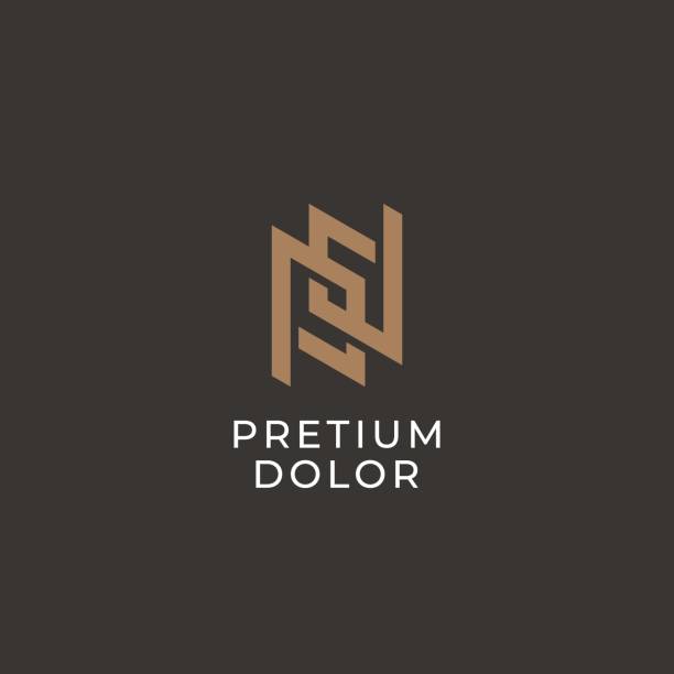 Monogram of Two letters P&D or D&P. PD or DP. Monogram of Two letters P&D or D&P. Luxury, simple, minimal and elegant PD, DP logotype design. Vector illustration template. peritoneal dialysis stock illustrations