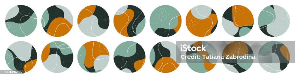Background Highlight Shape Big Set Of Various Vector Highlight Covers Stock Illustration ...