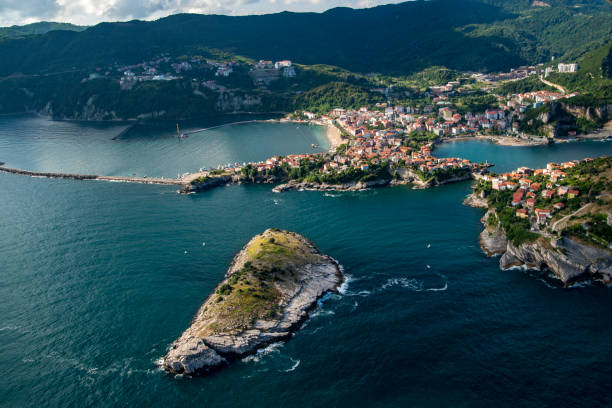 istock turkey,black sea,amasra,bartin,aerial view 1301399331