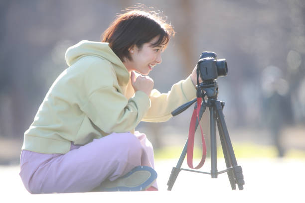 Woman taking a picture