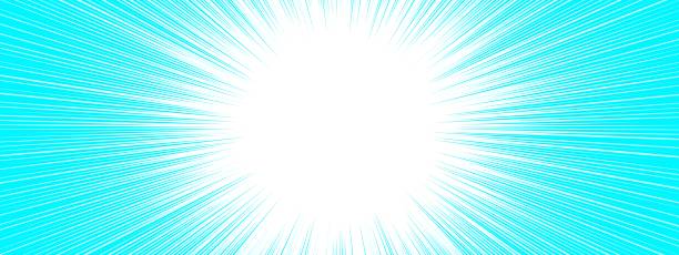 istock Background illustration of a concentrated blue line gathering in the center 1301402228