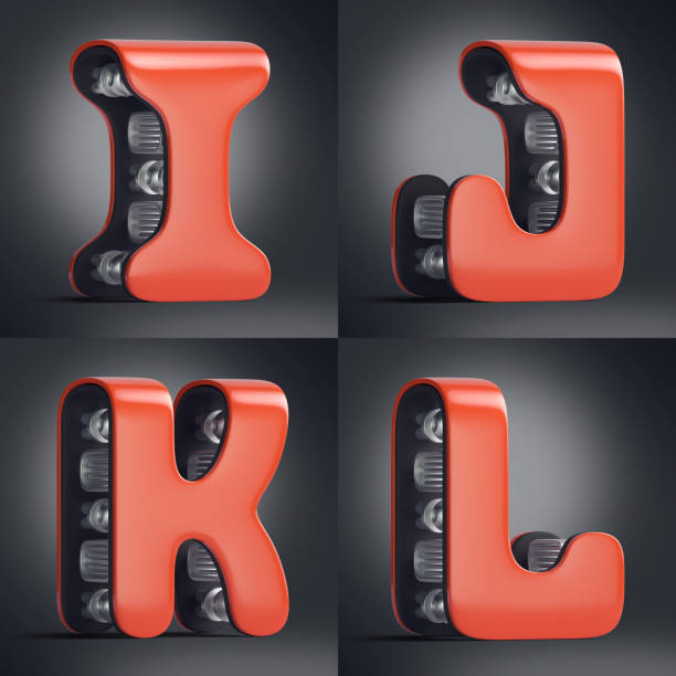istock 3d rendered font set in futuristic cyberpunk style 1301402276
