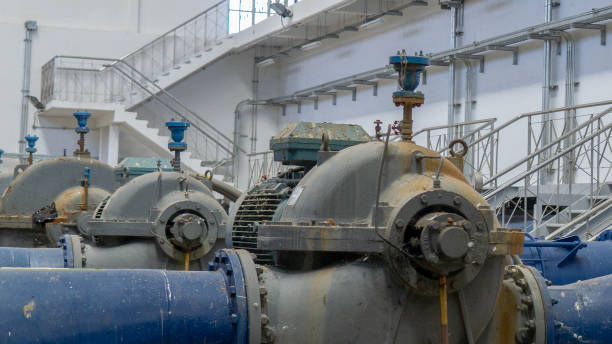 istock Electric motor of a powerful industrial 1301405619
