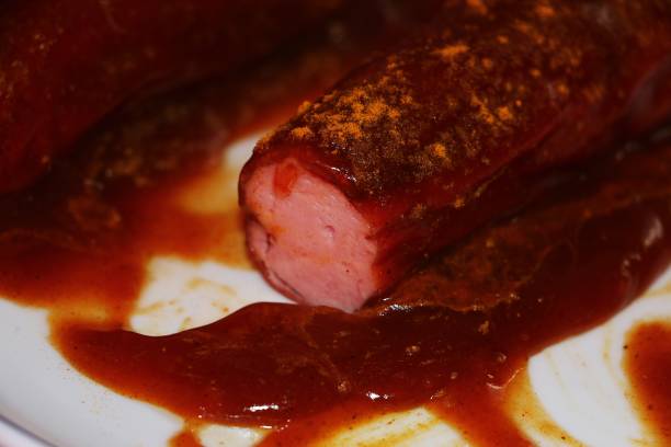 istock a close up of a sliced hot currywurst 1301405818