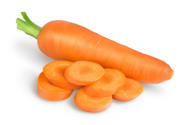 istock Carrot isolated on white background with clipping path and full depth of field 1301408375
