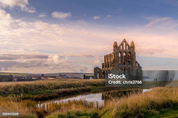 Whitby Abbey Stock Photo - Download Image Now - Whitby Abbey, Sky, Yorkshire - England