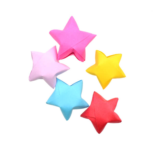 istock Origami lucky stars 1301417351