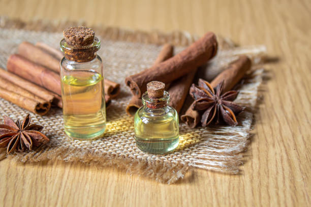 istock Star anise and carica butter in a bottle. Selective focus. nature 1301419143