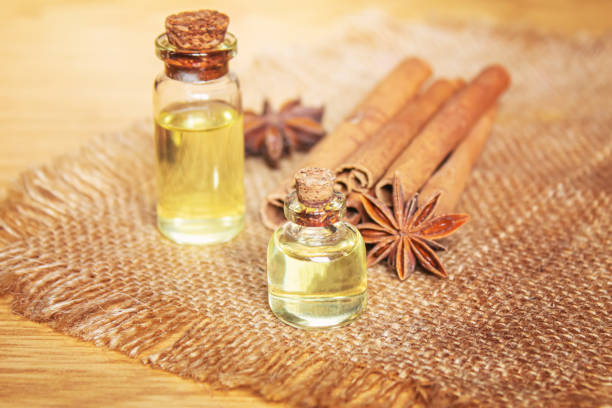 istock Star anise and carica butter in a bottle. Selective focus. nature 1301419146