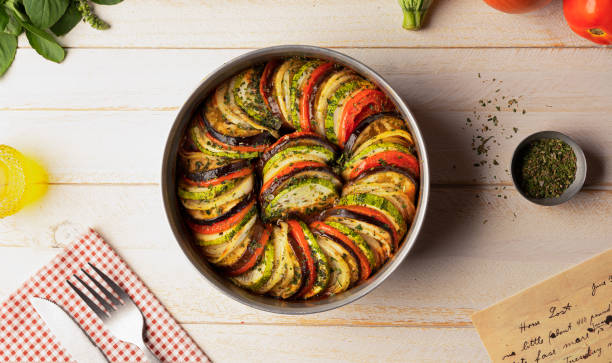 Ratatouille Fácil e Saboroso: Receita Mediterrânea - receita deliciosa profissional - passo 1