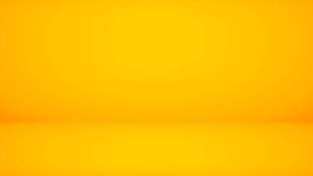 Abstract backdrop yellow background. Minimal empty space with soft light Abstract backdrop yellow background. Minimal empty space with soft light point of view photos stock illustrations
