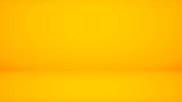 Abstract backdrop yellow background. Minimal empty space with soft light Abstract backdrop yellow background. Minimal empty space with soft light no people stock illustrations