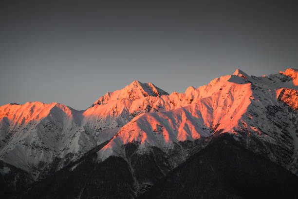 istock Beautiful sunset in the mountains. Sochi, Russia 1301421862