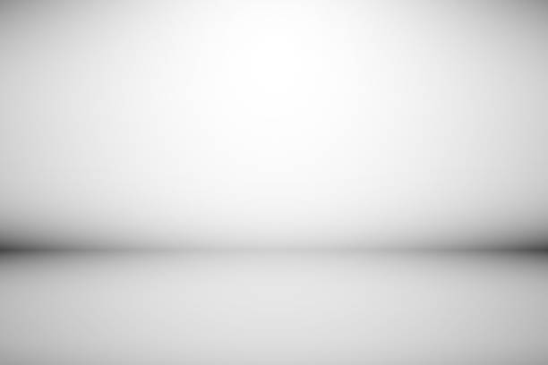 abstrakte hintergrund grau hintergrund. minimaler leerraum mit weichem licht - horizon stock-grafiken, -clipart, -cartoons und -symbole