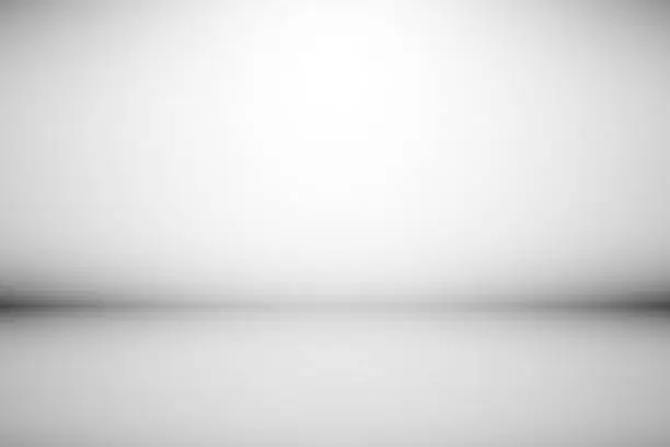 Vector illustration of Abstract backdrop gray background. Minimal empty space with soft light