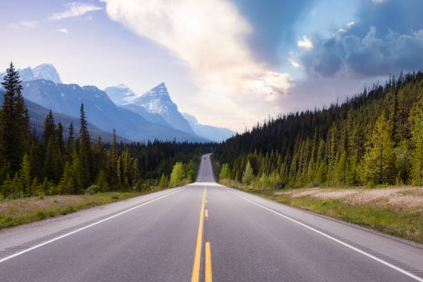 istock Icefields Parkway, Banff National Park, Alberta, Canada. 1301430918