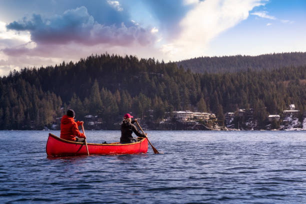 istock Canoeing in Deep Cove, Vancouver, BC, Canada. 1301431254