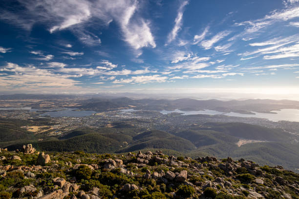 istock Lookout - Mount Wellington, Tasmania 1301445212