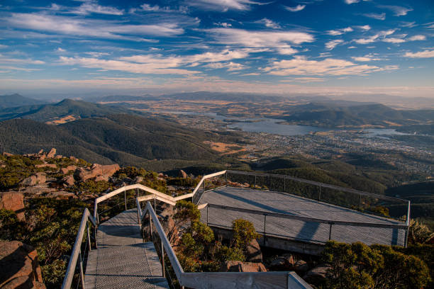 istock Lookout - Mount Wellington, Tasmania 1301446404