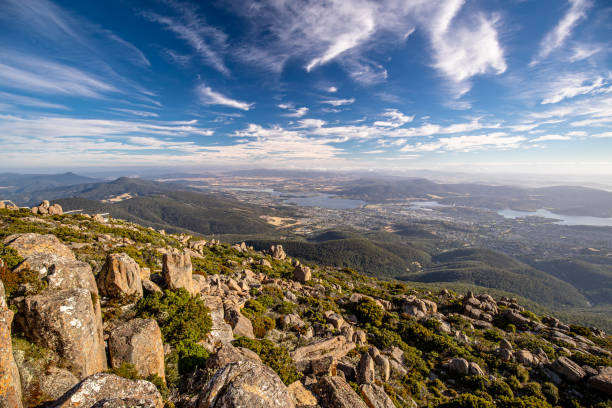 istock Lookout - Mount Wellington, Tasmania 1301447591