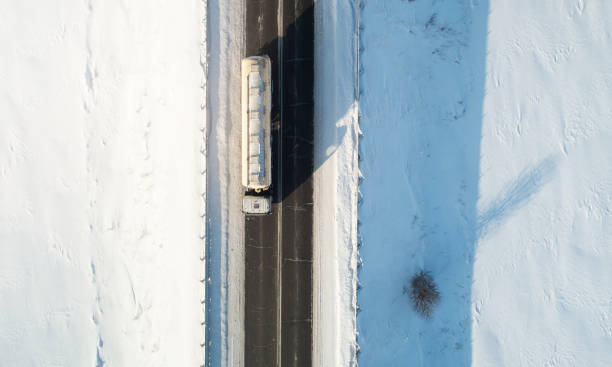 istock Truck carry gasoline tank 1301463903