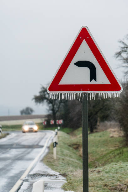 istock corner sign in winter weather 1301465556