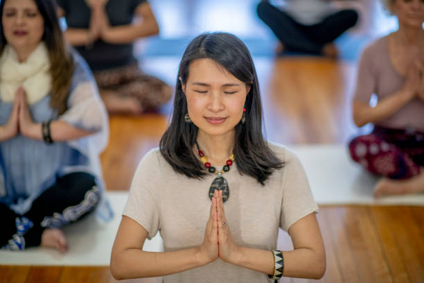 istock Meditation is key to relaxation 1301466663