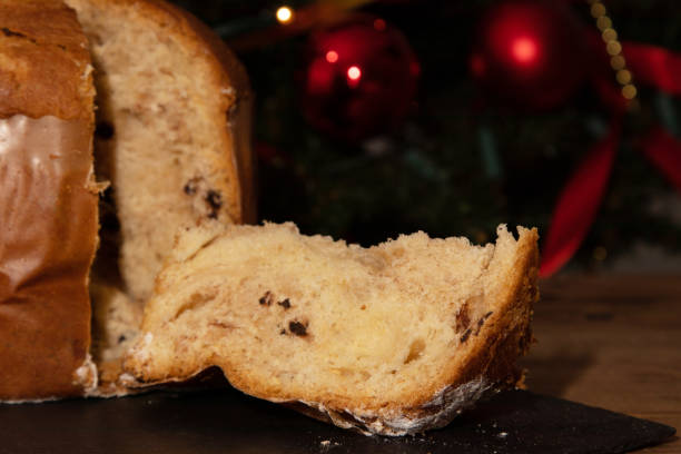 istock typical christmas desserts and sweets, panettone 1301468488