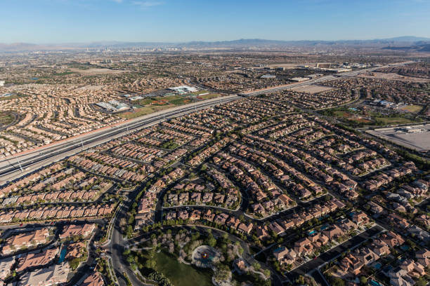 istock Las Vegas Summerlin Homes and Highway 215 1301474497