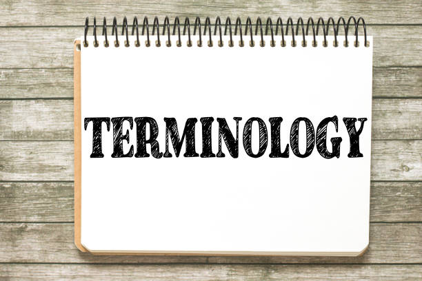 istock Notebook with text TERMINOLOGY on wooden background. Business concept. 1301474592
