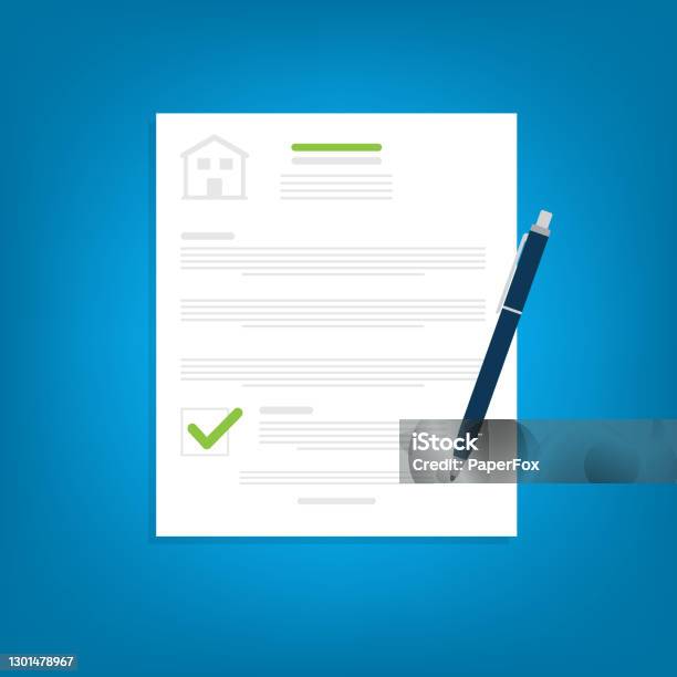 Dokumen Asuransi Rumah Perjanjian Hukum Formulir Kontrak Atau Hipotek