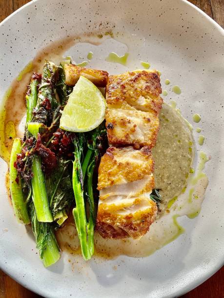istock Gourmet Seafood Fine Dining Restaurant 1301496601