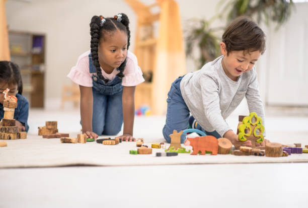 istock Multi ethnic group of preschool children 1301501144