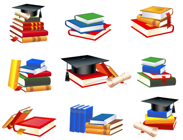istock Attributes of the graduate. Books. Education 1301502146