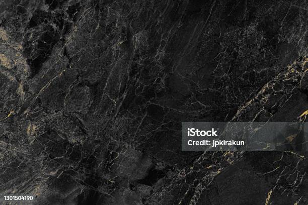 Black Marble Texture For Background Or Tiles Floor Decorative Design Stock Photo - Download Image Now