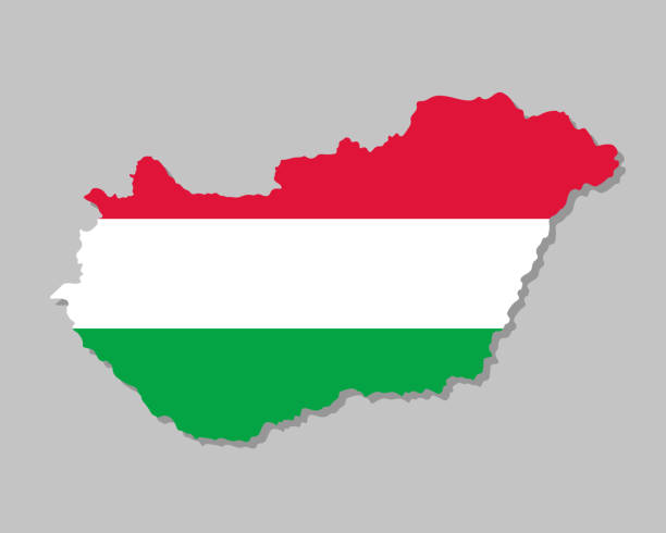 istock Highly detailed map of Hungary with flag 1301506703