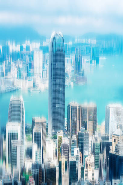 istock Skyscraper in Hong Kong City 1301529438