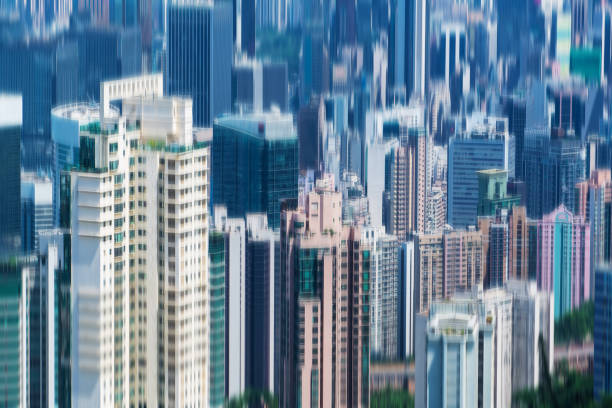istock Skyscraper in Hong Kong City 1301529441