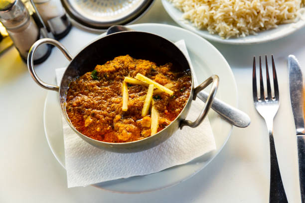 istock Bengali mutton curry Kosha Mangsho from goat meat 1301531943